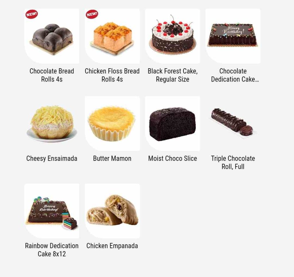 Red Ribbon Cakes Menu Price List 2023 Philippines Fast Food Menu