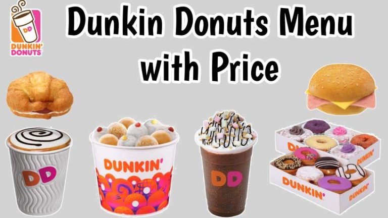 Dunkin Donuts Menu Price List 2023 Philippines