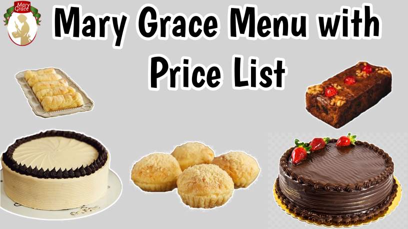Mary Grace Menu Price List 2023 Philippines