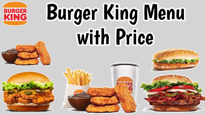 Burger King Menu with Price List 2023 Philippines