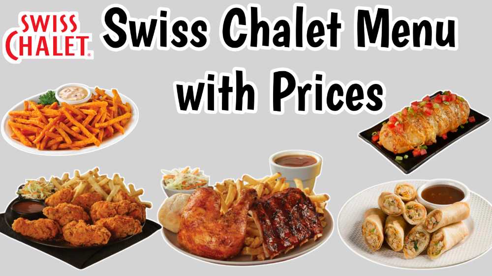 Swiss Chalet Menu with Prices 2024 [UPDATED]