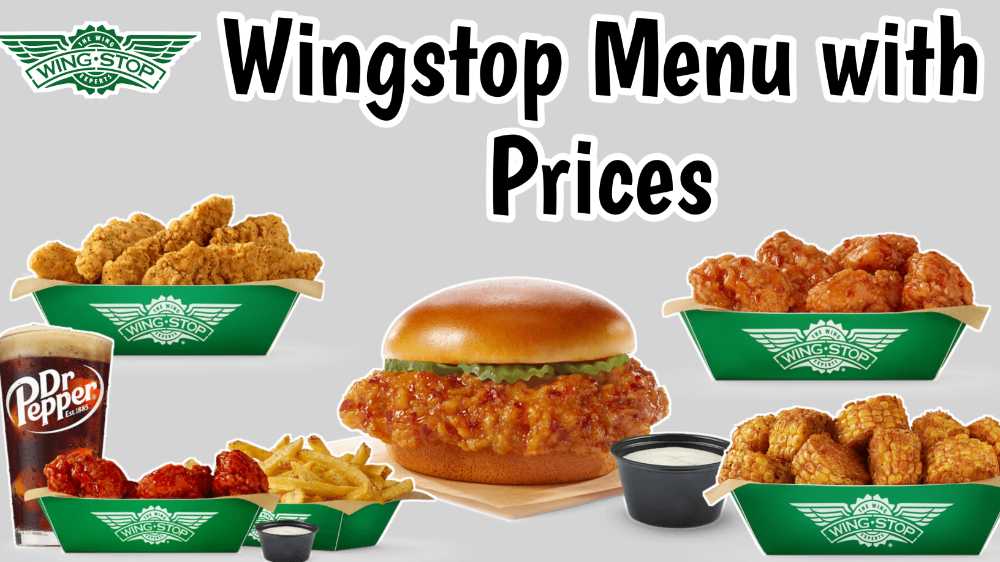 Wingstop Menu with Prices 2025 USA [UPDATED]